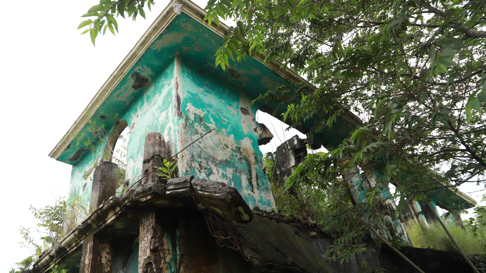 Restos de viviendas que aún se conservan en San Miguel Los Lotes.
Fotografía por Ismael Samayoa